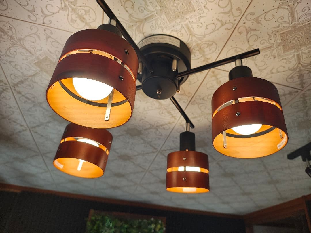 天井照明 スポットライト 4灯式 スマートライト4個付き