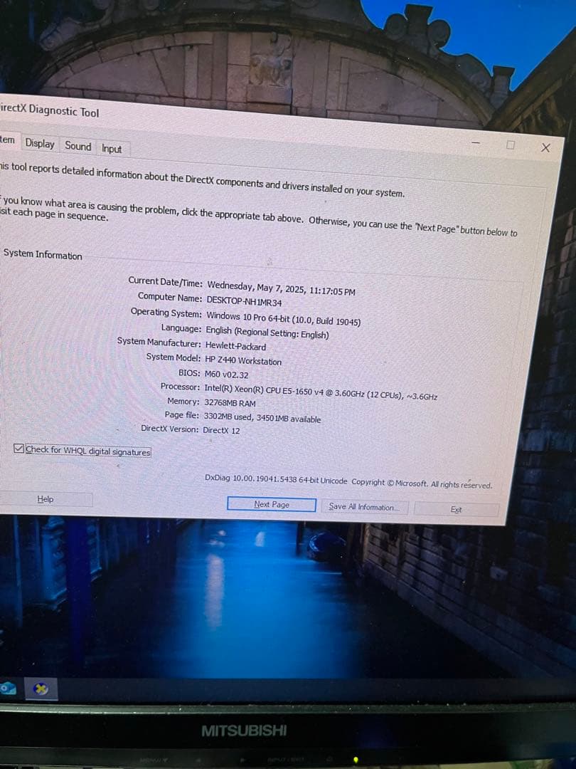 ワークステーション HP Z440 Workstation e5-1650 v4