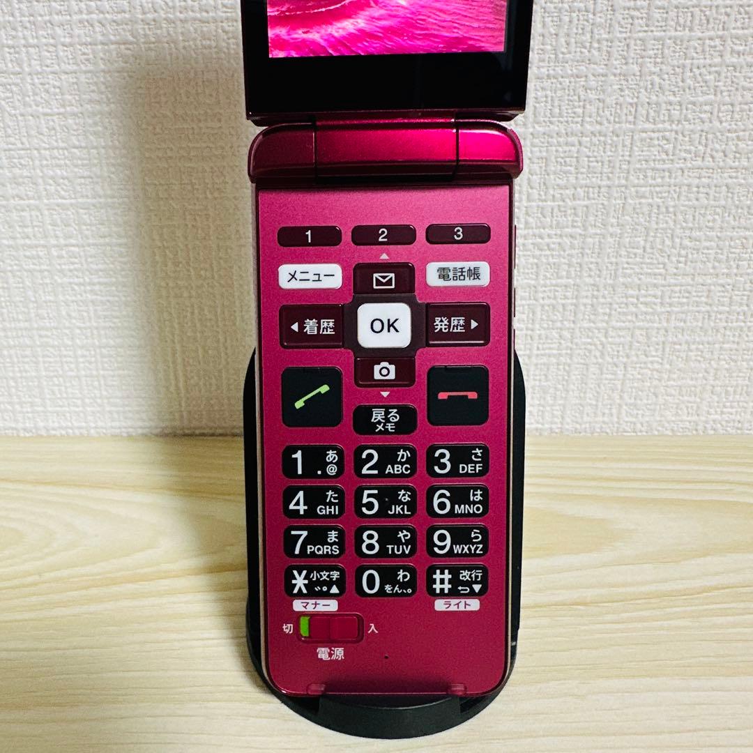 KYF43 携帯電話 かんたんケータイ ライト SIMロック解除済