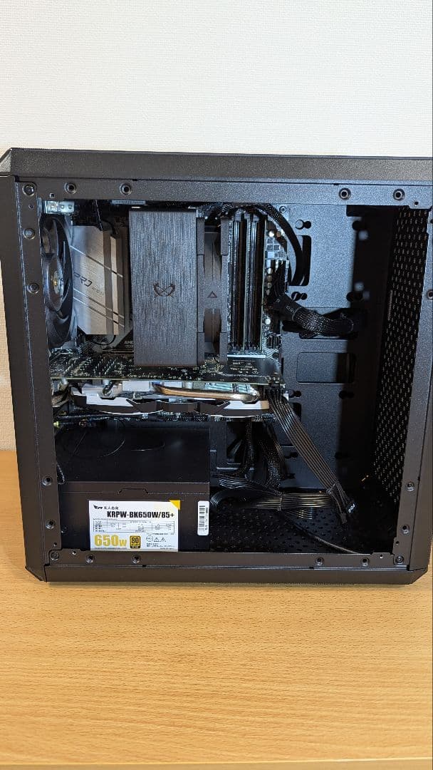 ほぼ新品 自作PC ryzen7 5700X 32GB RX570 M.2SSD