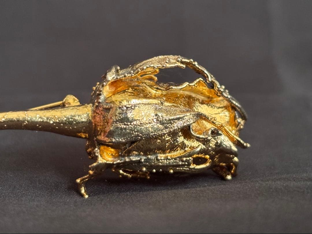 ヴィンテージデンマーク 925シルバー FLORA DANICA ブローチ