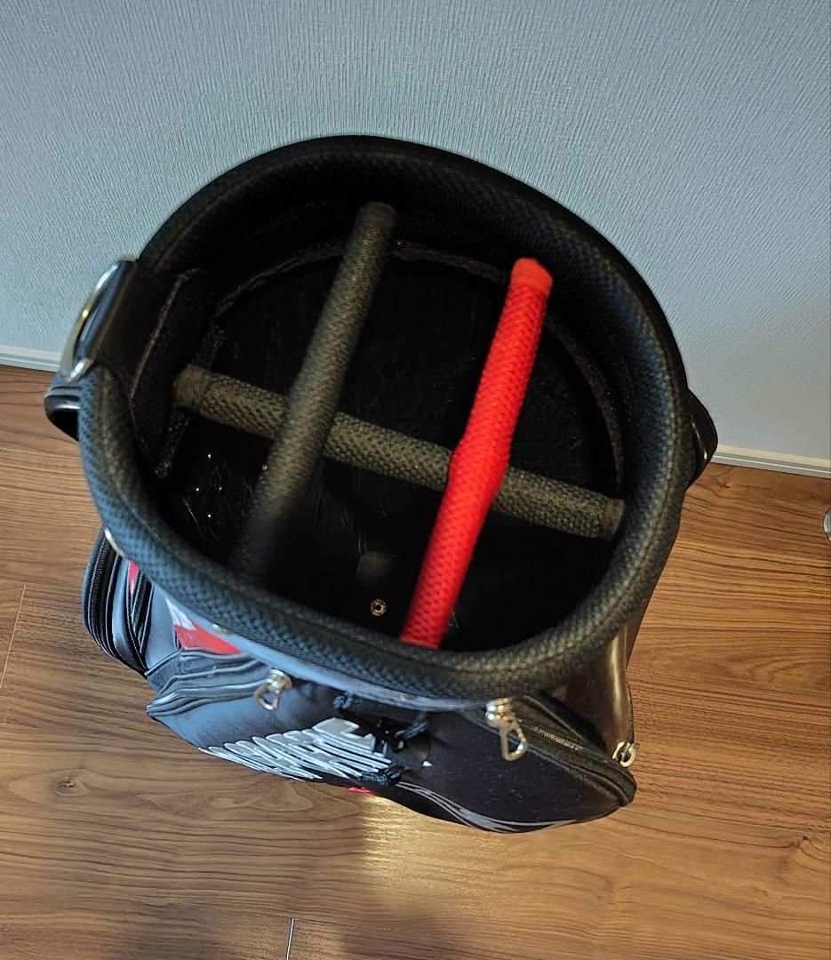 LE COQ SPORTIF ゴルフバッグ FR-1862 黒/赤