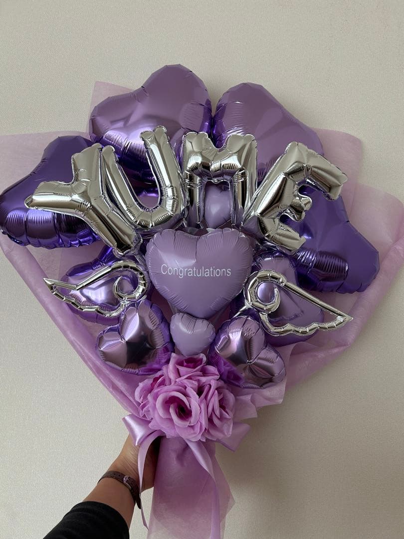 ⭐︎miniziu_⭐︎　卒業式　バルーン花束　ブーケ　プレゼント　サプライズ