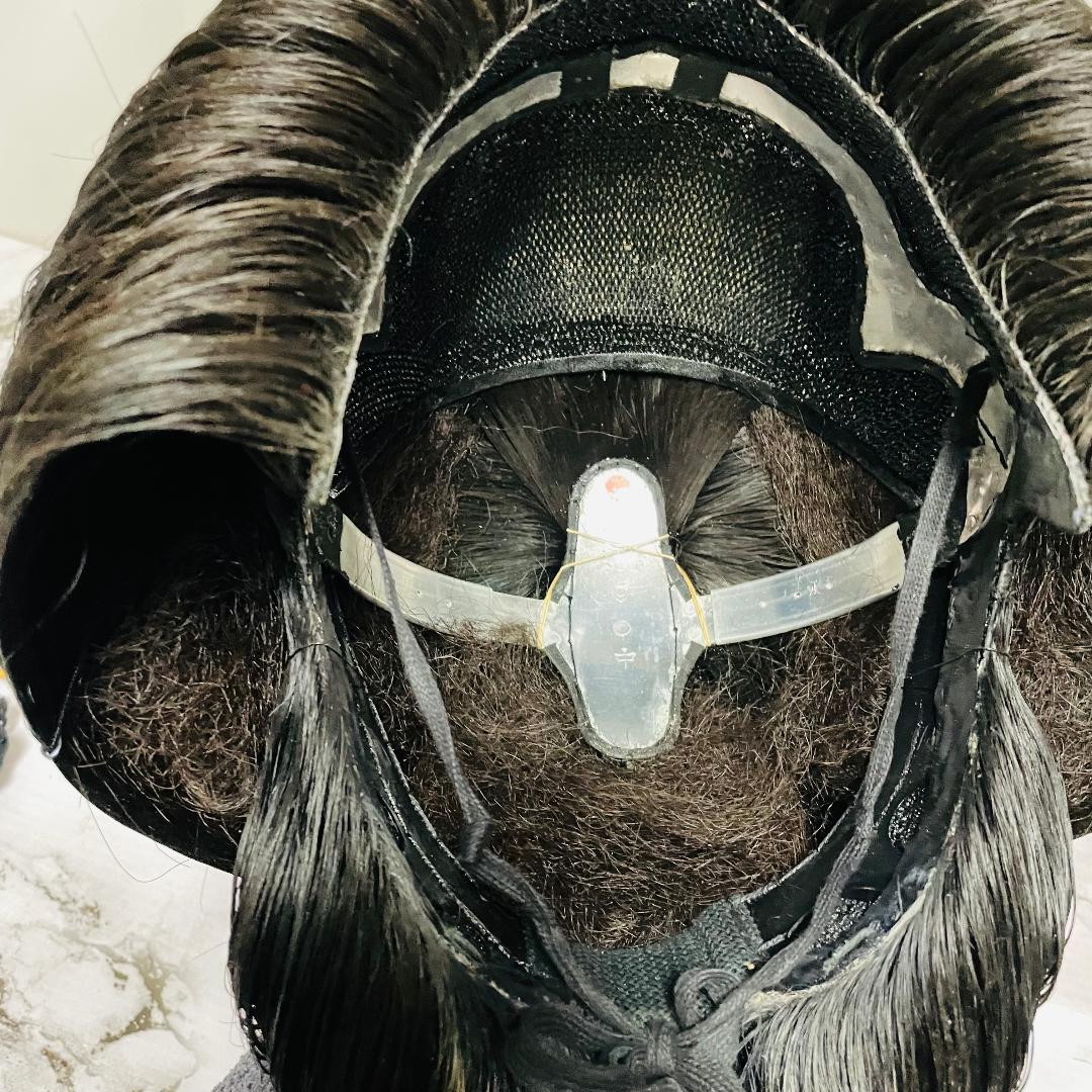 【希少】岡守かつら 日本髪 「岡守 9 中」 付属品一式　箱付き