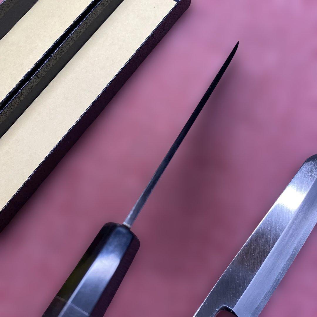 銀三　特製万能型ペティ包丁150㎜5寸とケンムキ包丁180㎜6寸のセット