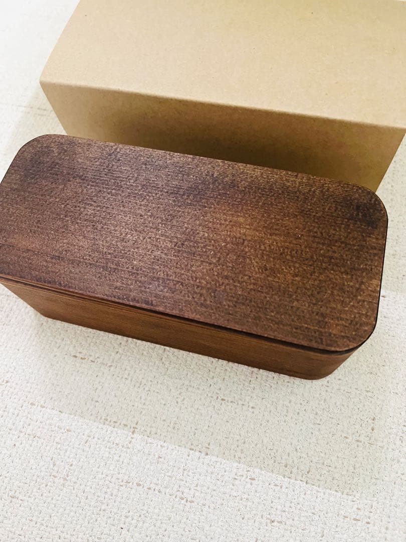 新品　杉の木クラフト　弁当箱（小）