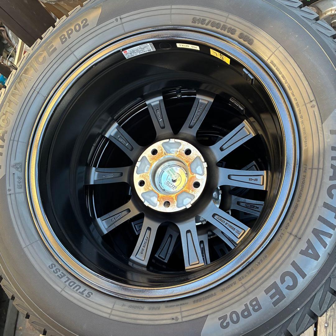 0721 スタッドレスPRACTIVA ICE BP02 ヨコハマ　ホイール付