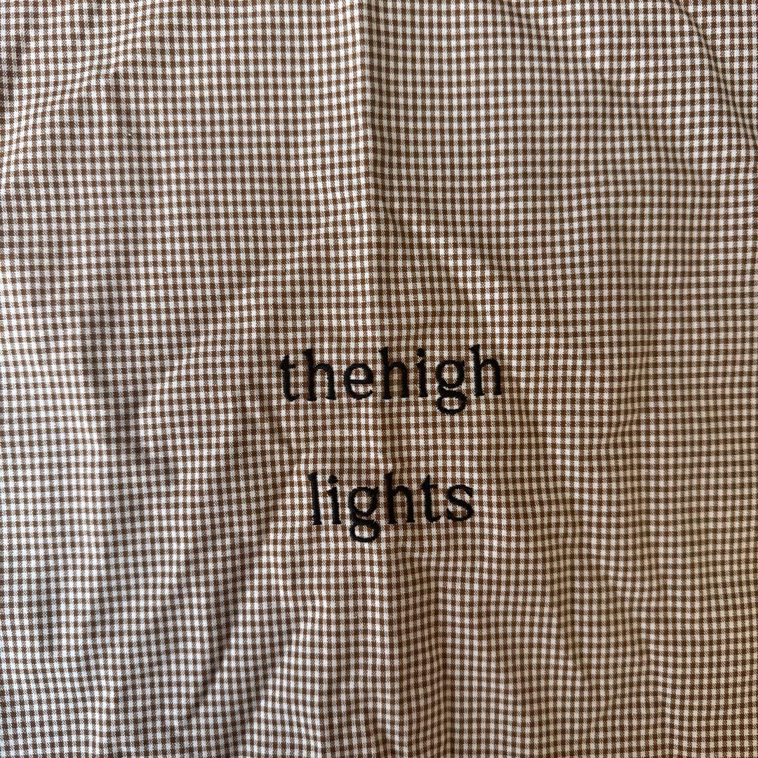 新品未使用チェック柄エコバッグ thehigh lights