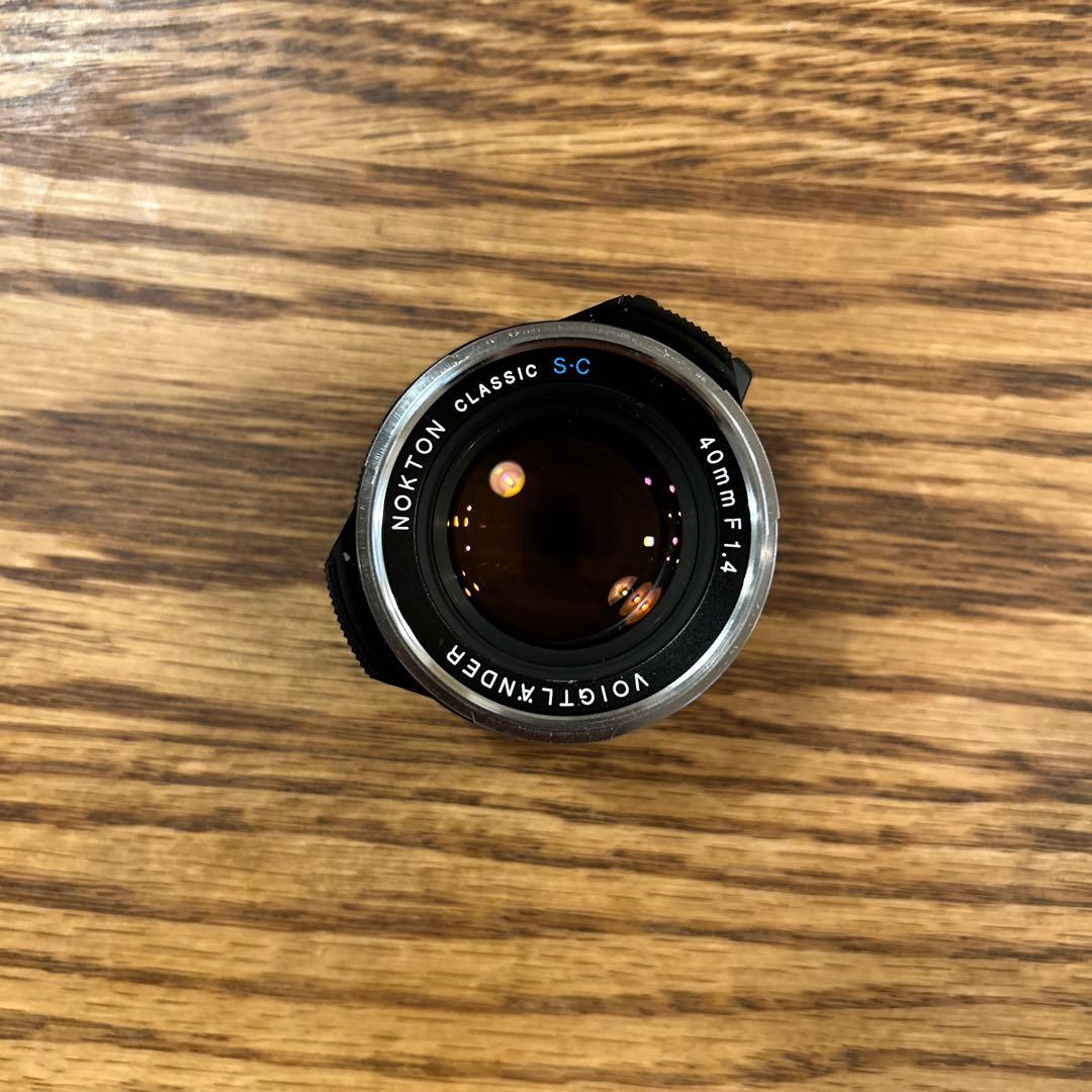 レンズ(単焦点) nokton classic 40mm f1.4 s.c sc VM