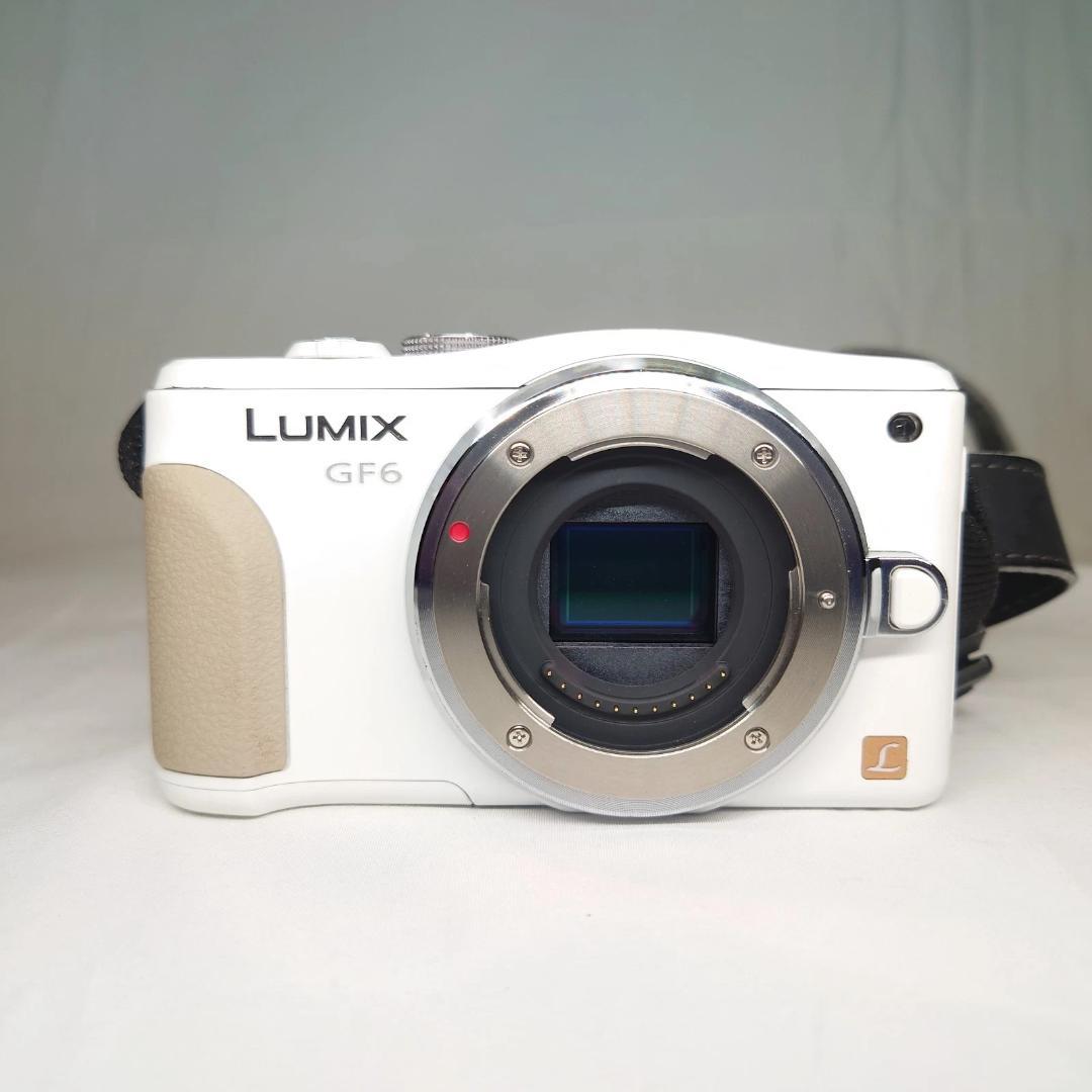 パナソニック LUMIX DMC-GF6 ホワイト 一眼レフカメラ 動作確認済み