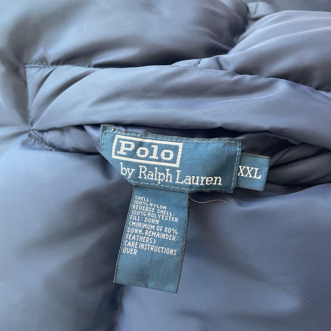 90s＊POLO RALPH LAUREN＊リバーシブルダウンジャケット＊XXL