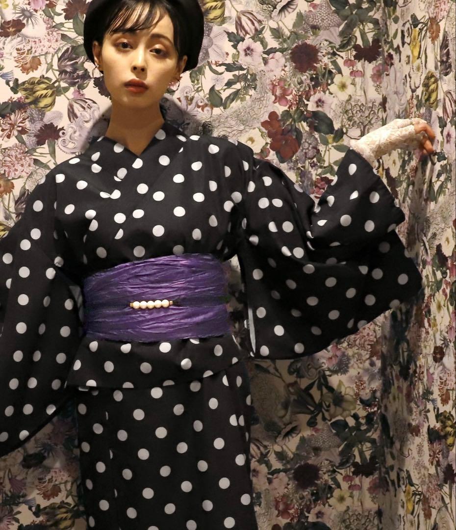 itto... 浴衣 キャミワンピース+羽織り+兵児帯