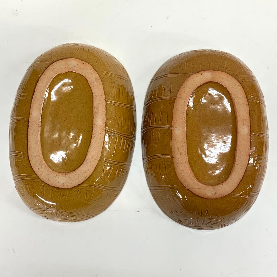 布志名焼 大 小 俵 深鉢 4点 民藝 レトロ