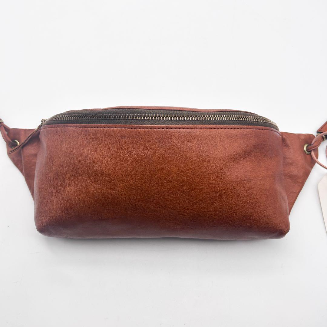 【未使用】 スロウ ファニーパック ショルダーバッグ 馬革 ホースピット メンズ