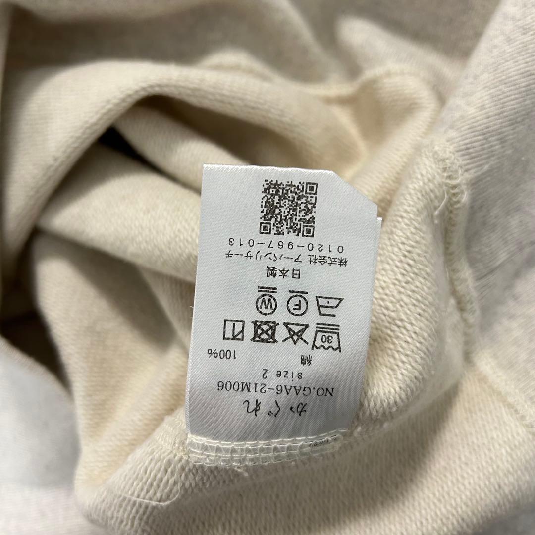 【新品】【2025AW】かぐれ コットンクルーネックスウェットプルオーバー