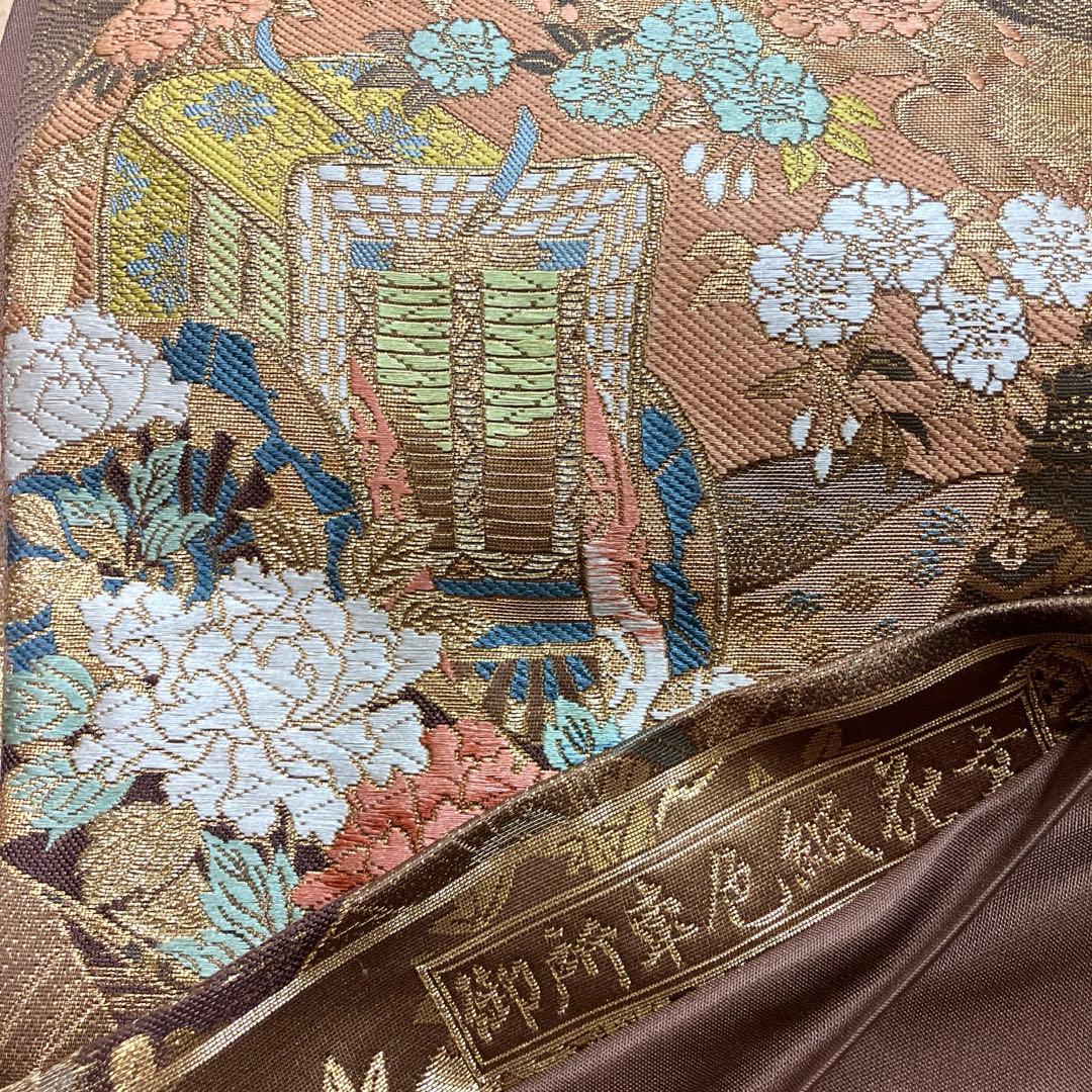 松竹梅柄２点！総柄訪問着&本金箔袋帯