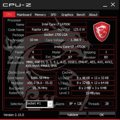 自作PC i7-14700K DDR5 32GB M.2 SSD 1TB