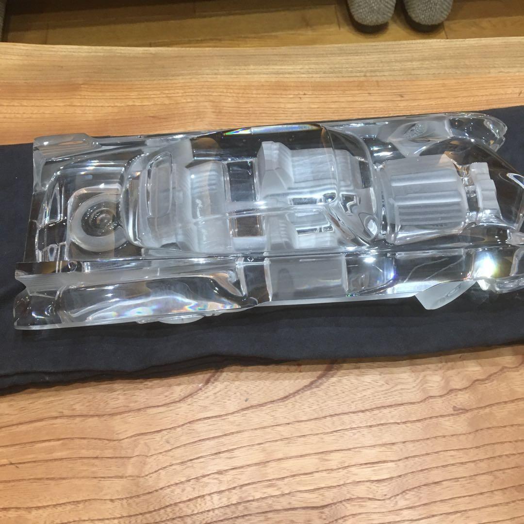 特大サイズのクリスタル製　車　41cmx17cmx11.5cm(高さ)