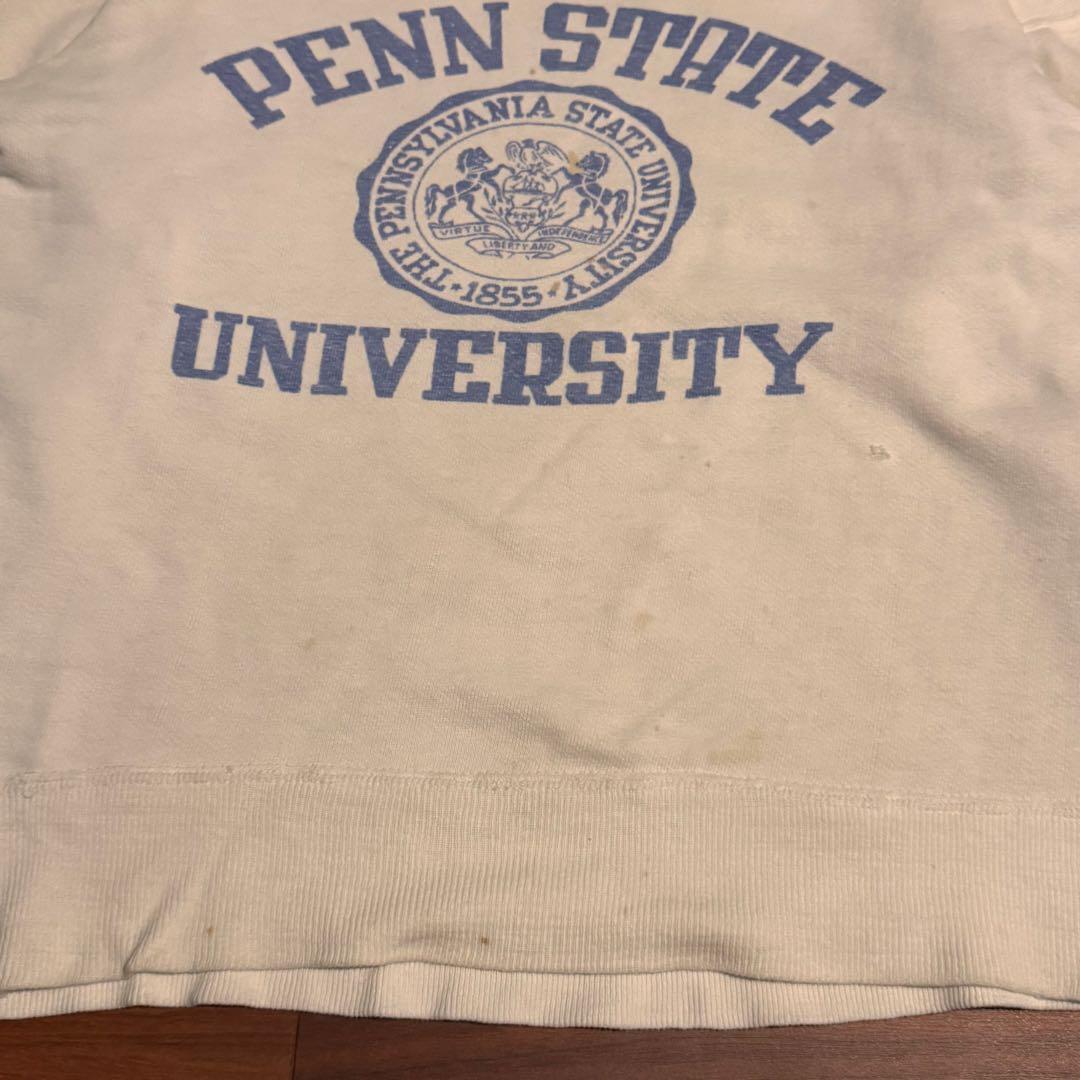 40s 50s ヴィンテージスウェット　白　染み込み