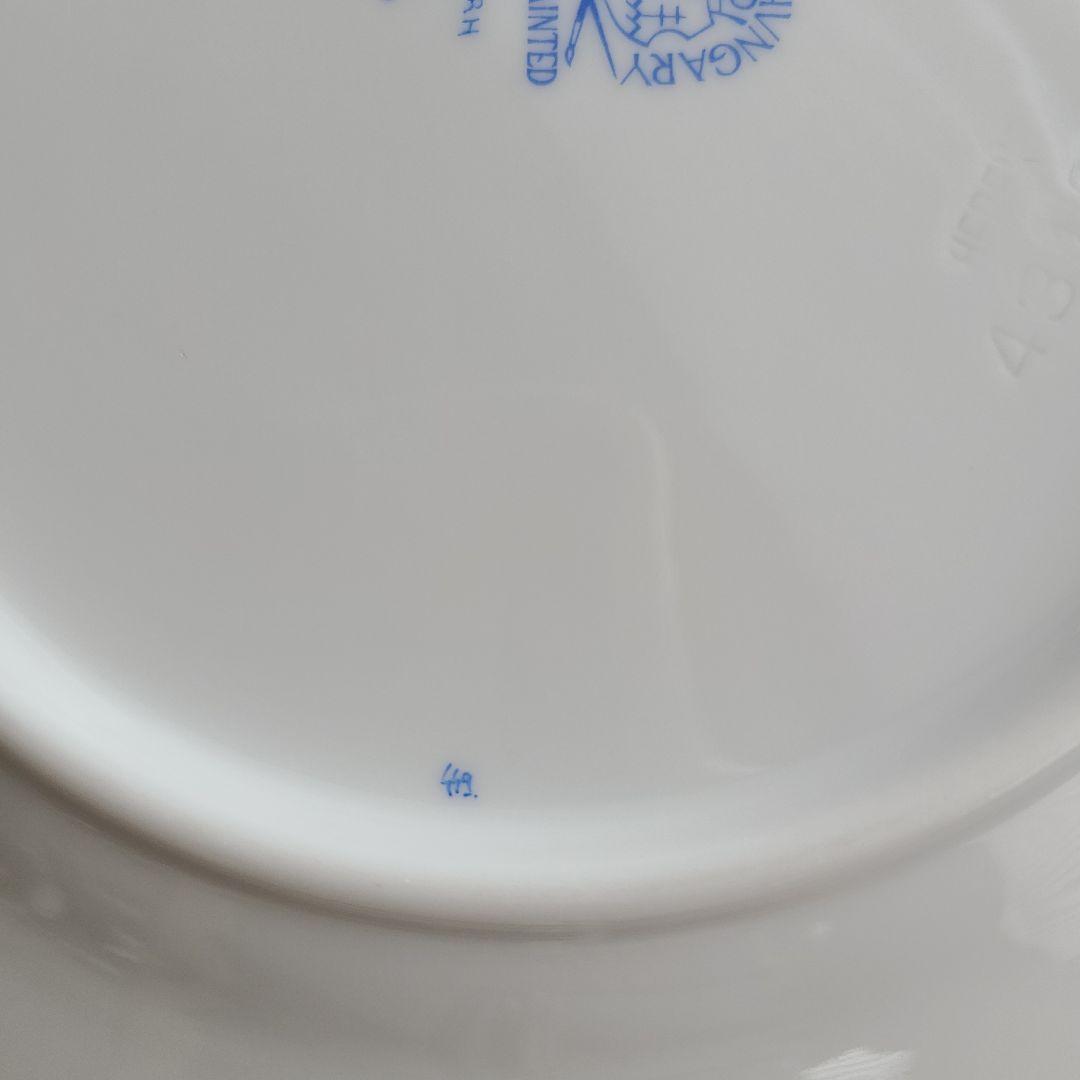 HEREND ウィーンの薔薇オクタゴナルプレート4枚セット