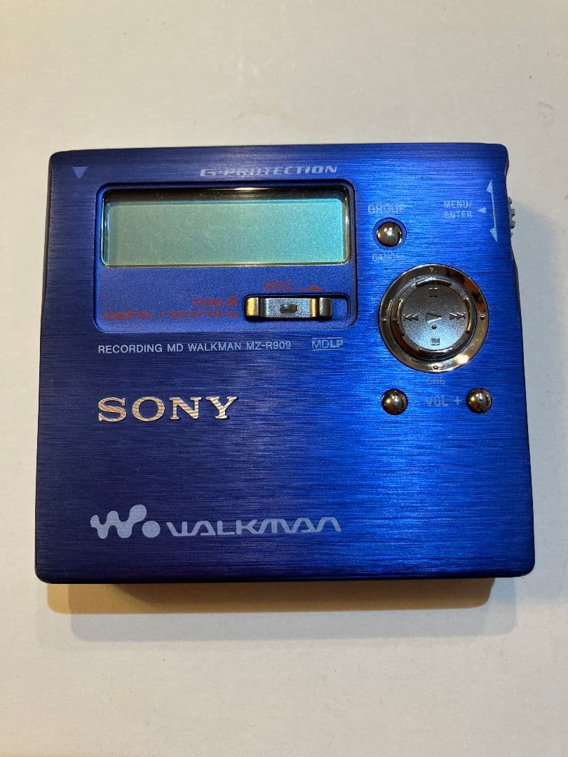 ◇◇ソニー SONY MDウォークマンMZ-R909 録音・再生 動作品◇◇