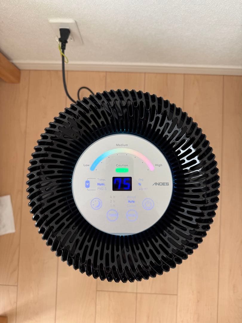 ANDES 空気清浄機 PM2.5測定機能付 バイオミクロンサークル アンデス