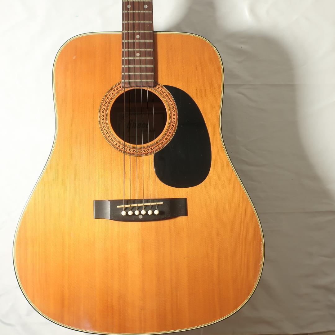弦交換 Greco F-140 グネコロゴ期 ビンテージ アコースティックギター