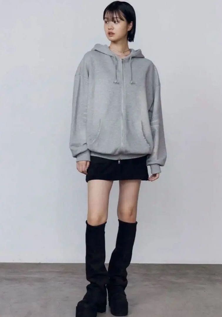 ★美品★ 【EMODA】 ルーズフレアカバーフィットブーツ