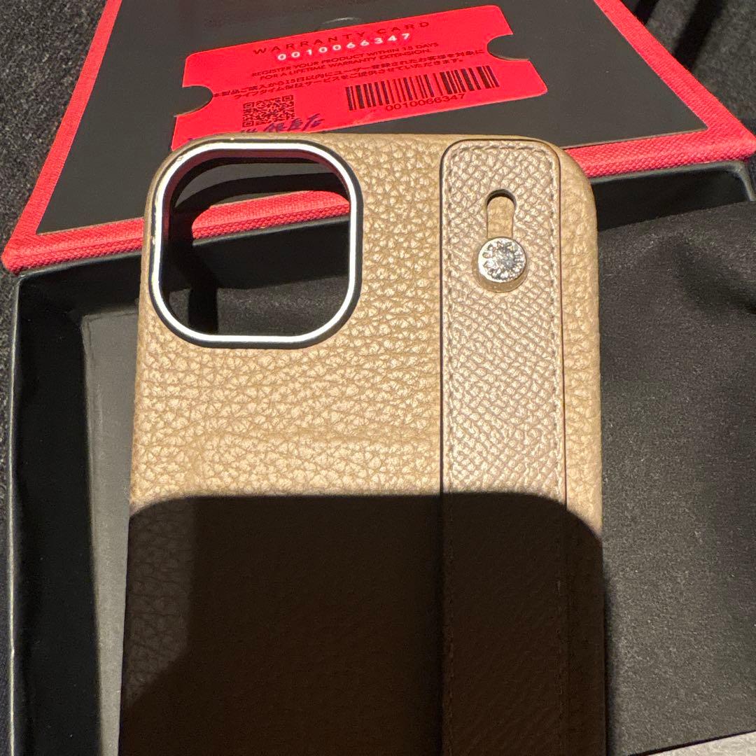 BONAVENTURA ベージュ レザー iPhone15plusケース