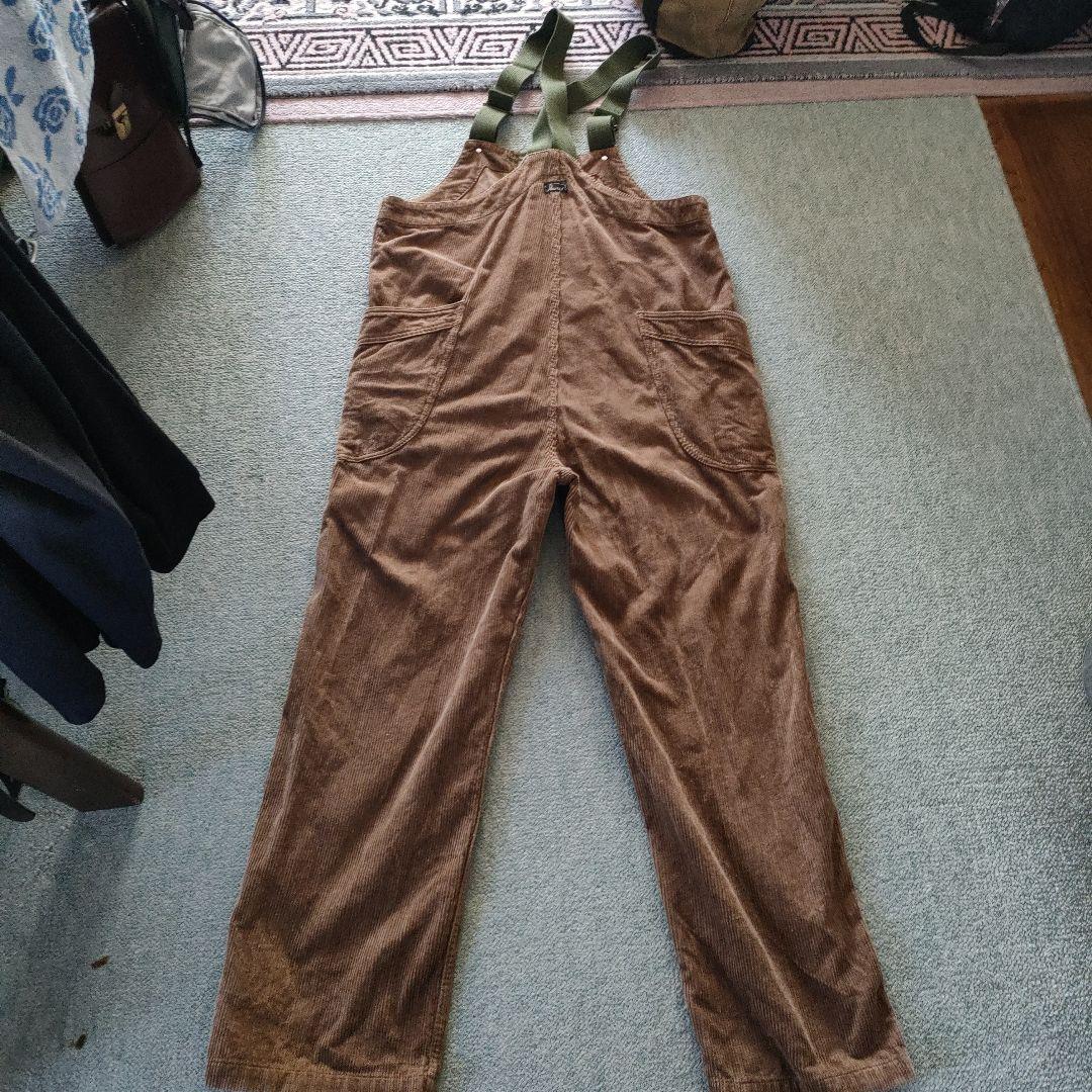go hemp コーデュロイ オーバーオール