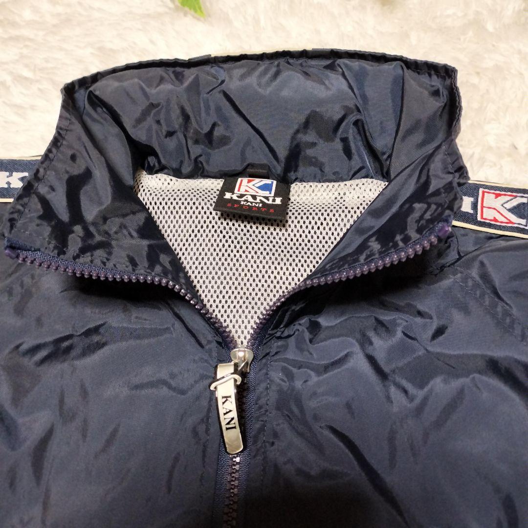 KANI セットアップ　ナイロンジャケット　ネイビー