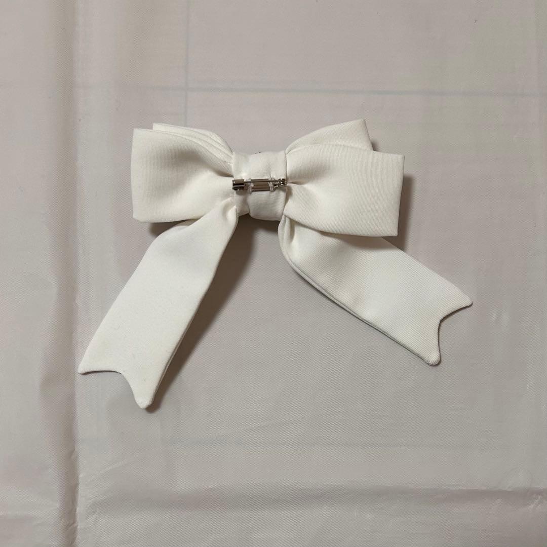 LIZLISA ティアラリボンティアードワンピース ホワイト