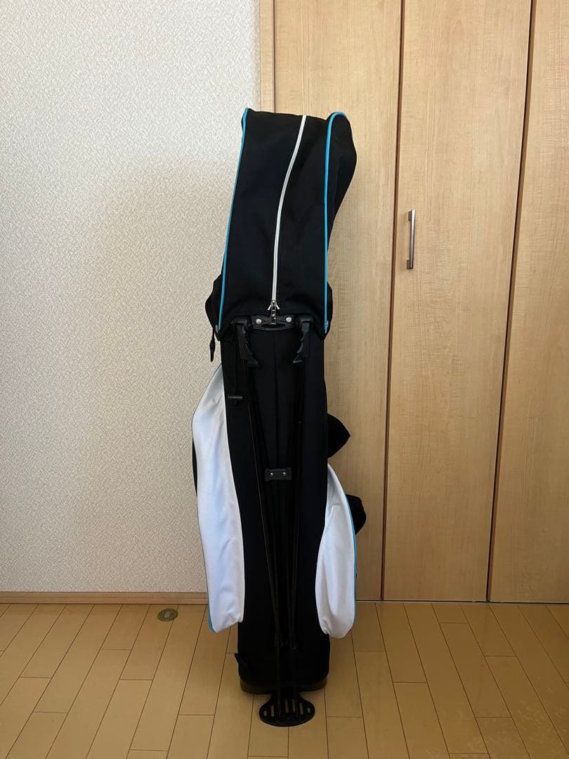 【ほぼ未使用】TYGJ golf キャディバッグ スタンド型 ブラック/ブルー