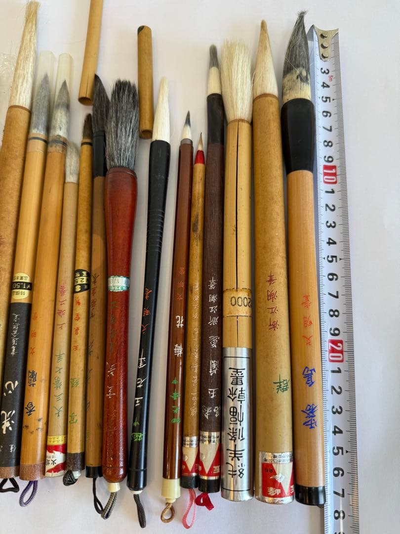 C*l様 中国筆 ★☆ 日本筆 書道 道具 筆 文明堂 上海 まとめて 小筆 中