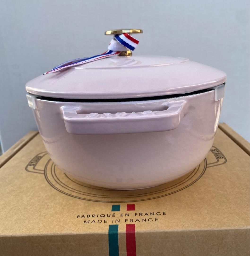 ストウブ　ワナベ 18cm M ソルベローズ【生涯保証あり】