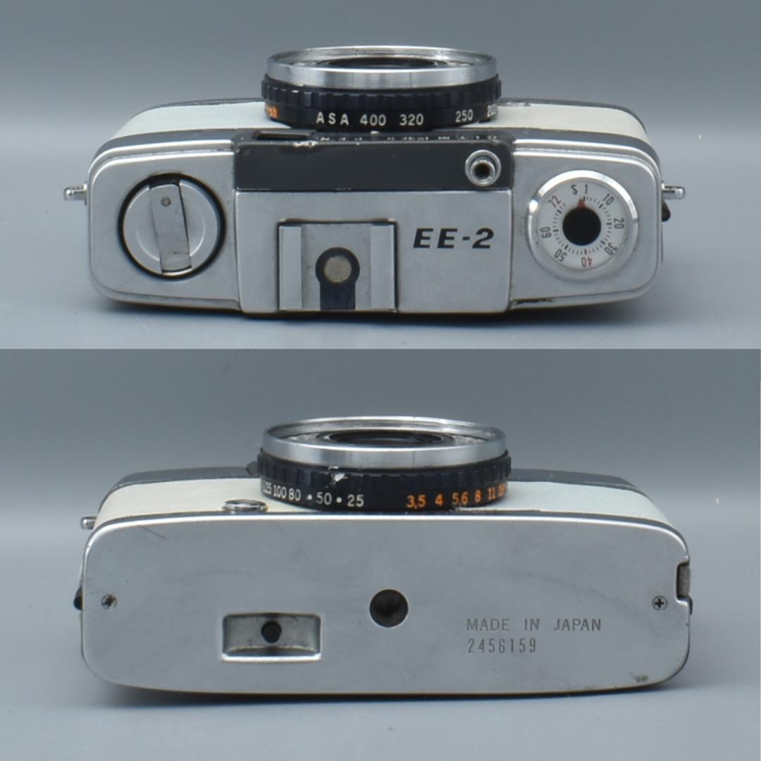 整備済 OLYMPUS EE-2 ホワイト 外装リメイク 動作OK 赤ベロOK