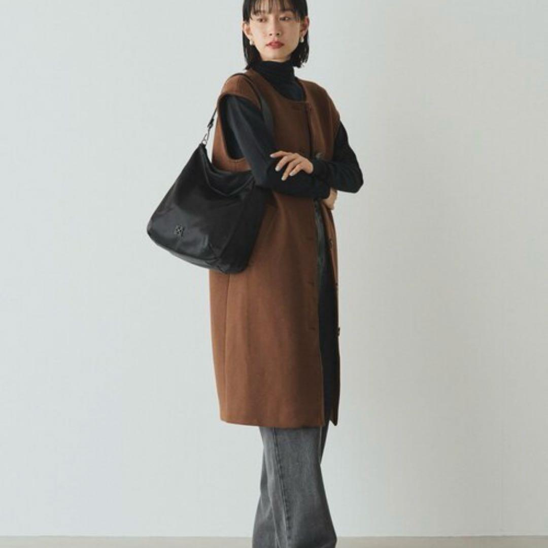 極美品　ラシット russet クラウズナイロンラージショルダーバッグ 2way