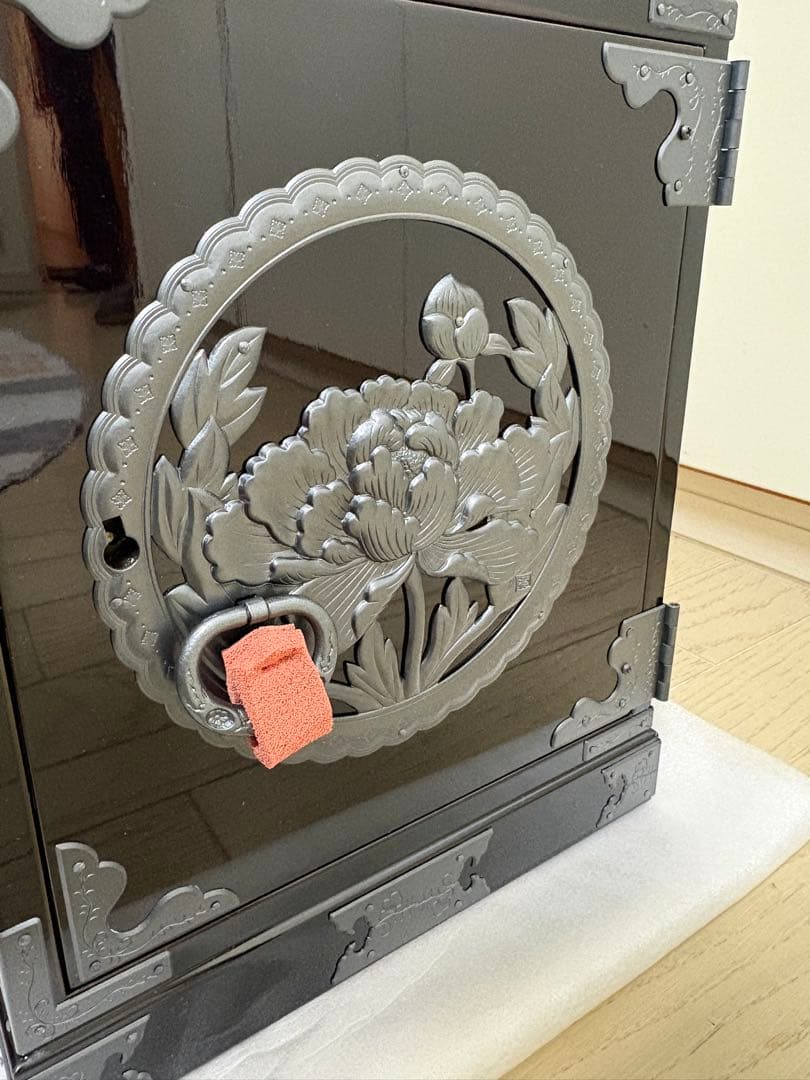 期間限定！　新品未使用　仙台箪笥 牡丹金具 欅産業 船箪笥 小タンス 漆塗り