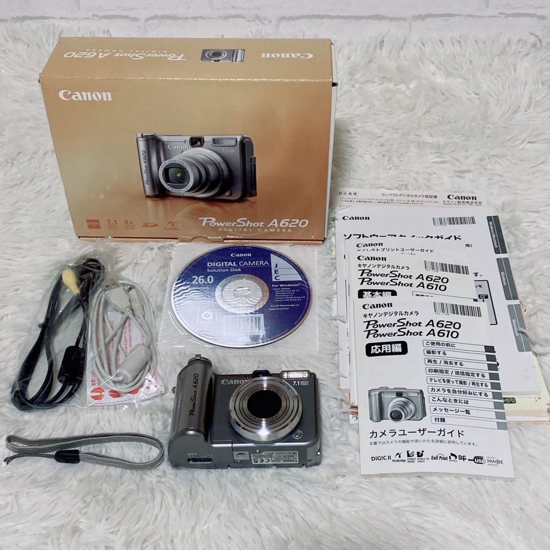 未使用級✨Canon PowerShot A620 コンデジ レトロ 動作確認済