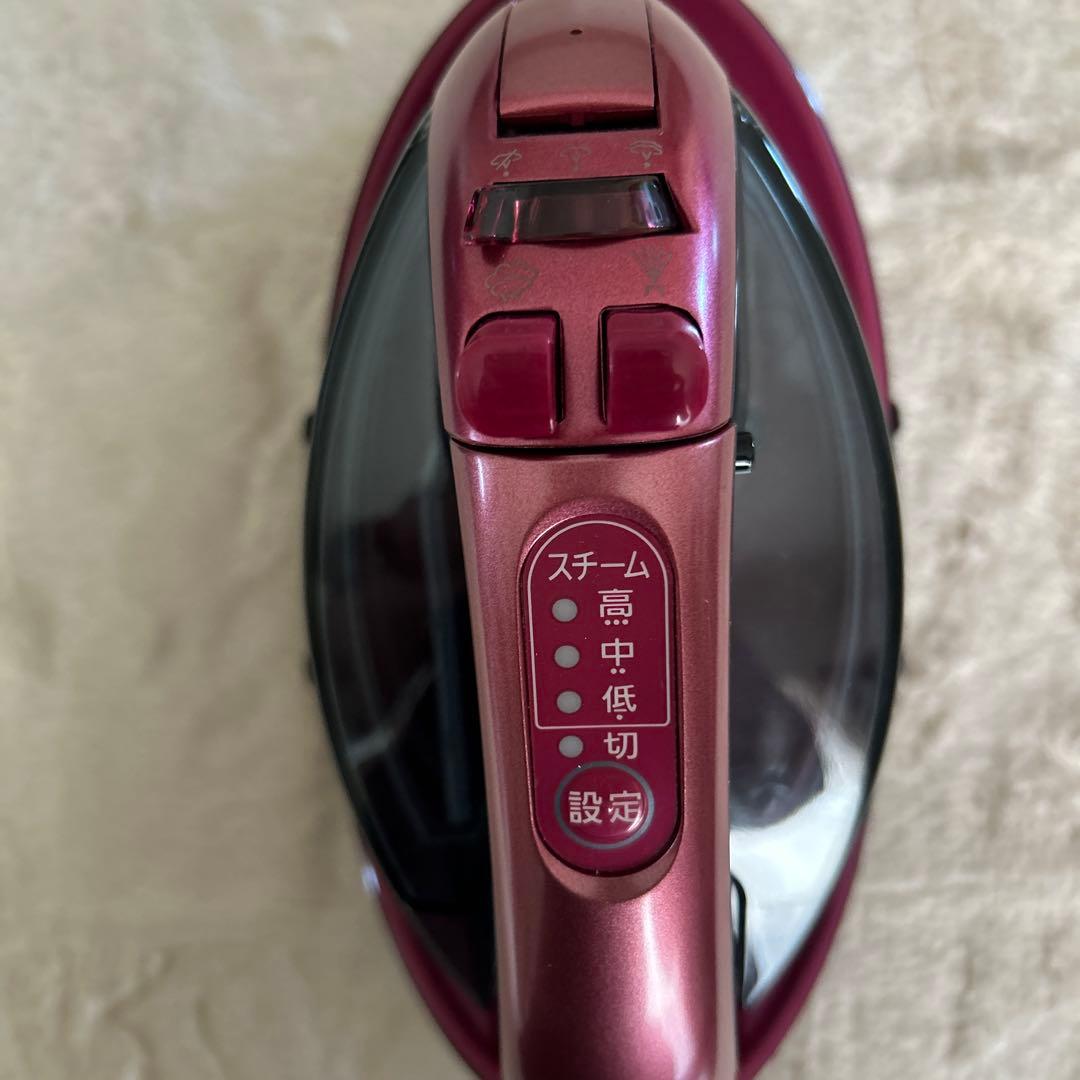 Panasonic アイロン コンパクト ピンク