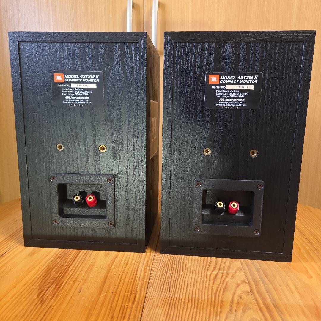 【完動美品】JBL4312M ⅡBKペアスピーカー音出し良好