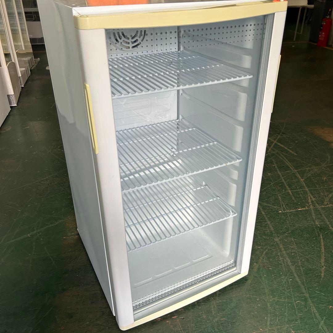 133業務用 冷蔵ショーケース オフィスコンビニ XW-105 左右開き 小型