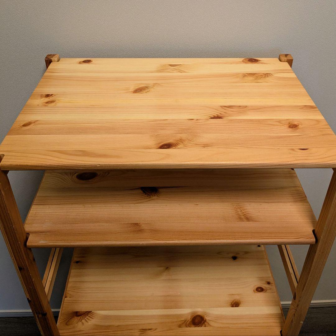 MUJI 無印良品 パイン材ユニットシェルフ 幅58cm 高さ120cm ①