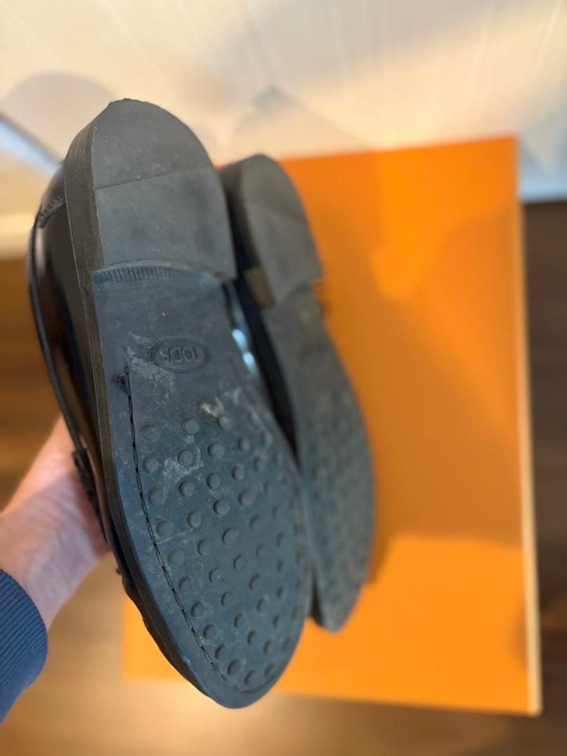 トッズ　タッセルローファー　37.5 ブラック