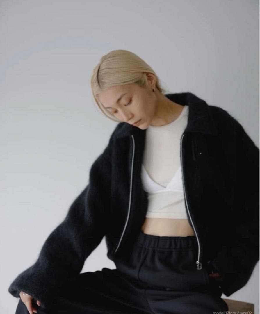 美品　JSELF Mohair Shaggy Blouson