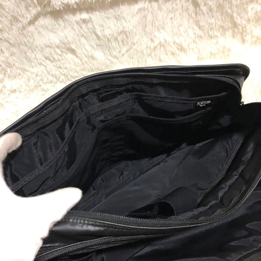 未使用級✨ポーター　 2way ビジネスバッグ　 ショルダーバッグ ブラック