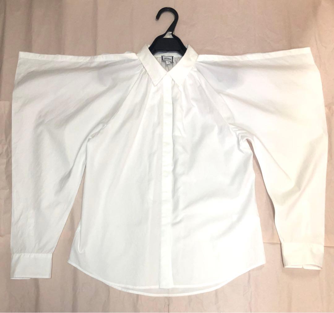 Jean Paul Gaultier　ハイショルダー変形ブラウス