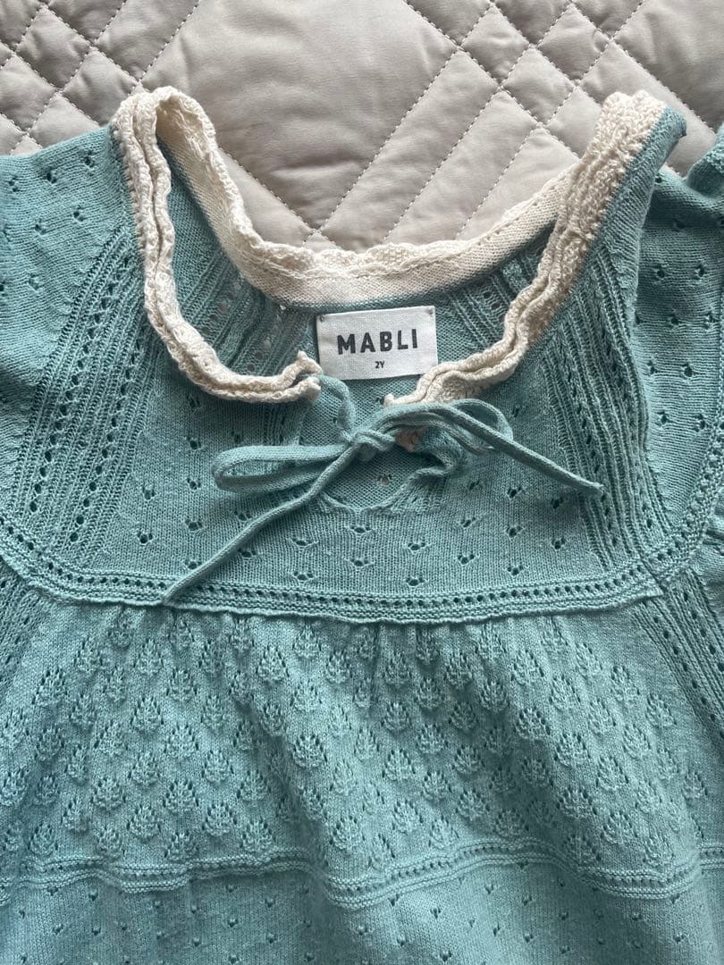 Mabliニットロンパース　2y