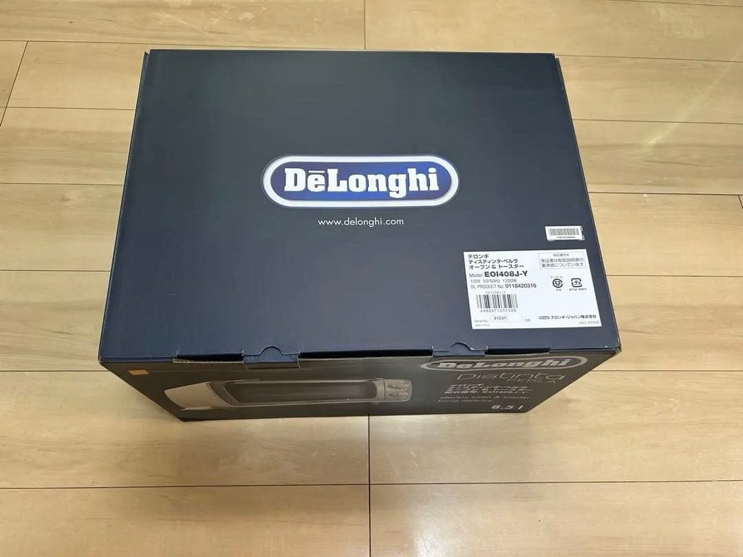 デロンギ オーブン＆トースターイエロー】 EOI408J-Y