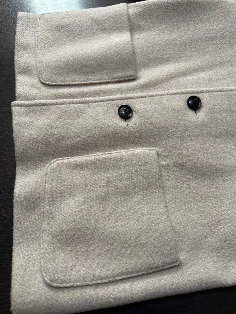 DANTON ダントン ウールモッサ ノーカラージャケット 36